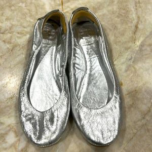 Tory Burch Slipper silver Worn Once